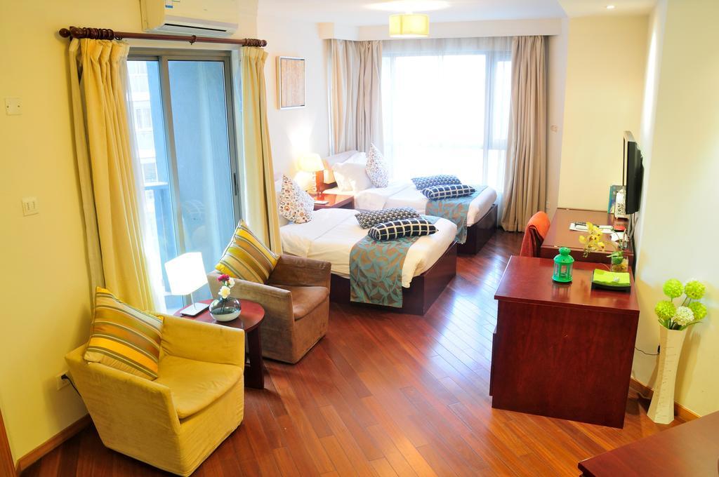 Shanghai Kingland Serviced Apartment Екстер'єр фото